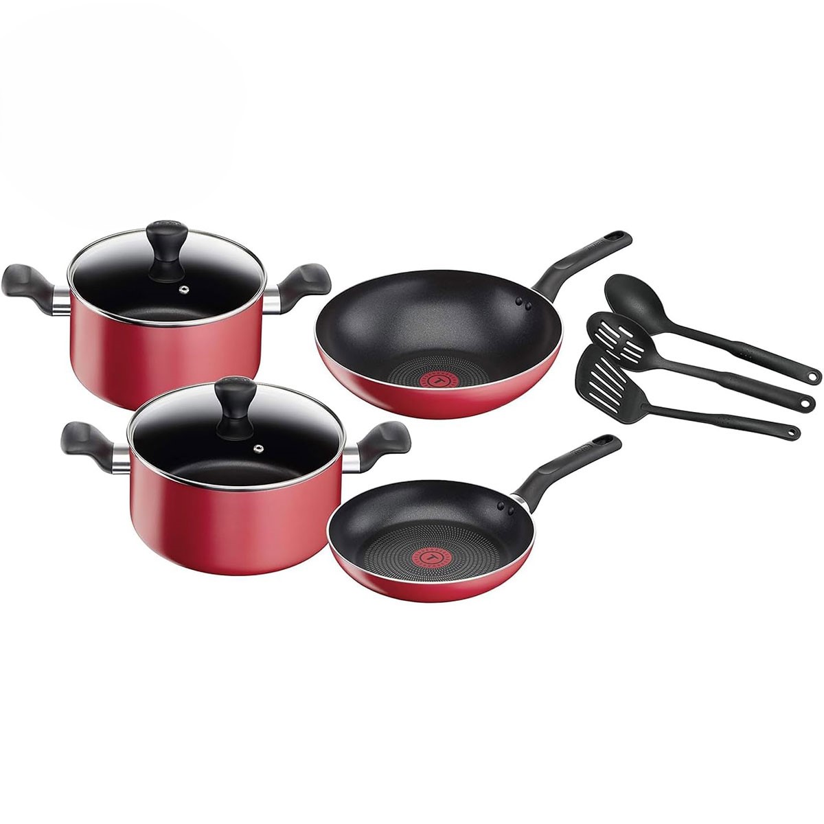 سرویس قابلمه ۹ پارچه تفال مدل SUPER COOK (B460S984)